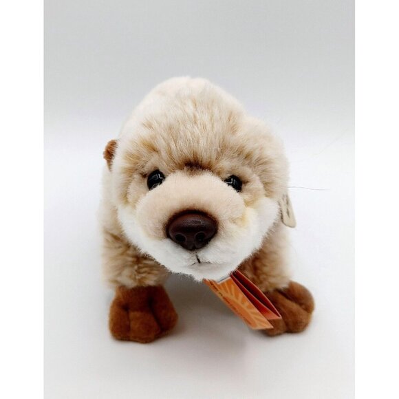 WWF World Wildlife Fund River Otter Plush Stuffed Animal Toy 1986 Vintage  New - Picture 2 of 7